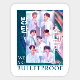 BTS BULLETPROOF Sticker